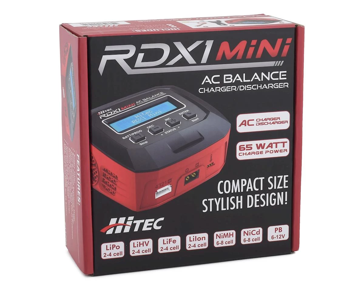 Hitec RDX1 Mini AC Charger (6S/6A/65W) 6 Hitec RDX1 Mini AC Charger (6S/6A/65W) - Image 4