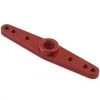 Hitec Machined Aluminum Double Sided Servo Horn (Red)
