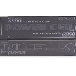 Tekin Power Cell 4S Hard Case 120C Graphene LiPo Battery (15.2V/6500mAh) w/5mm Bullets