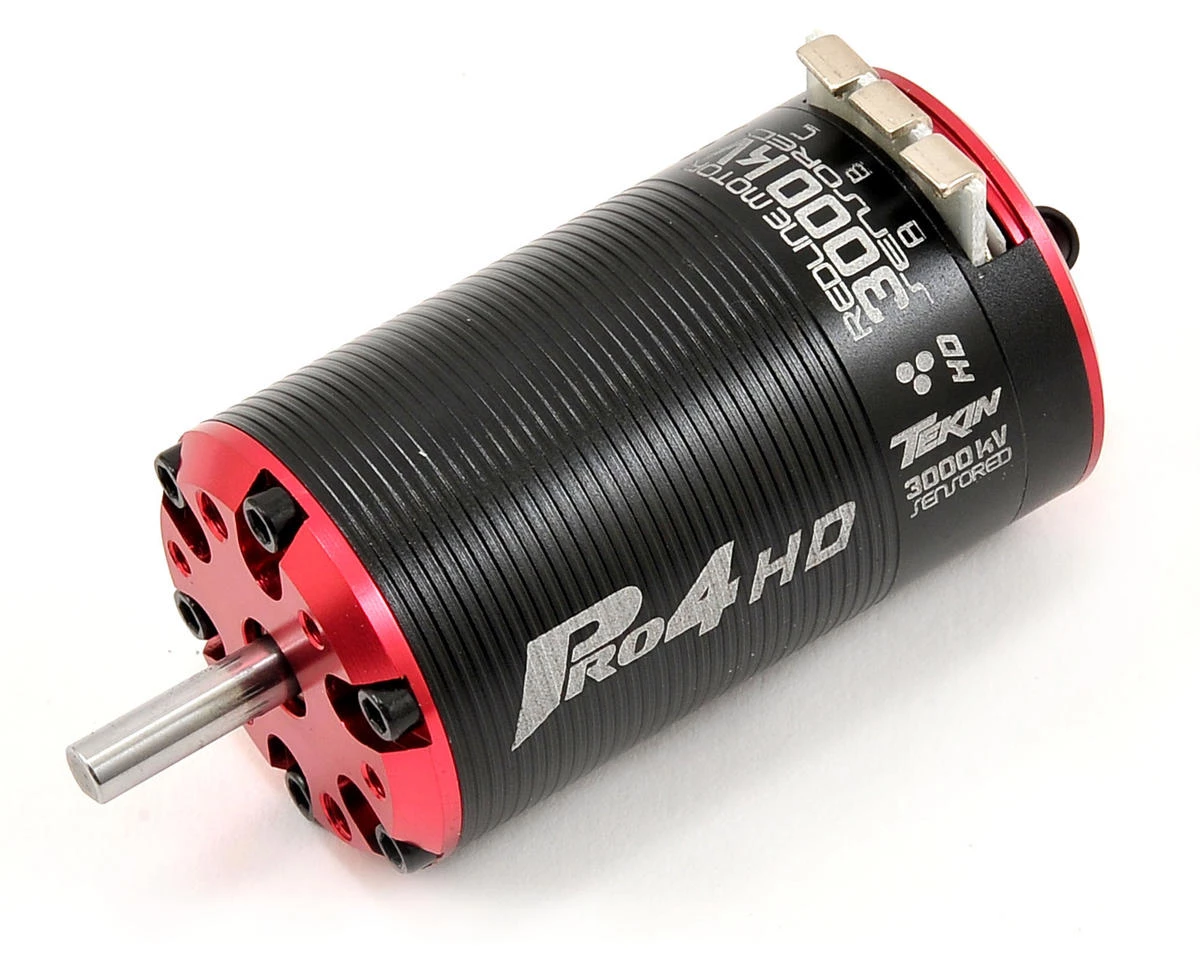 Tekin Pro4 HD 4-Pole Brushless 550 Motor w/5mm Shaft (3,000kV) 3 Tekin Pro4 HD 4-Pole Brushless 550 Motor w/5mm Shaft (3,000kV)