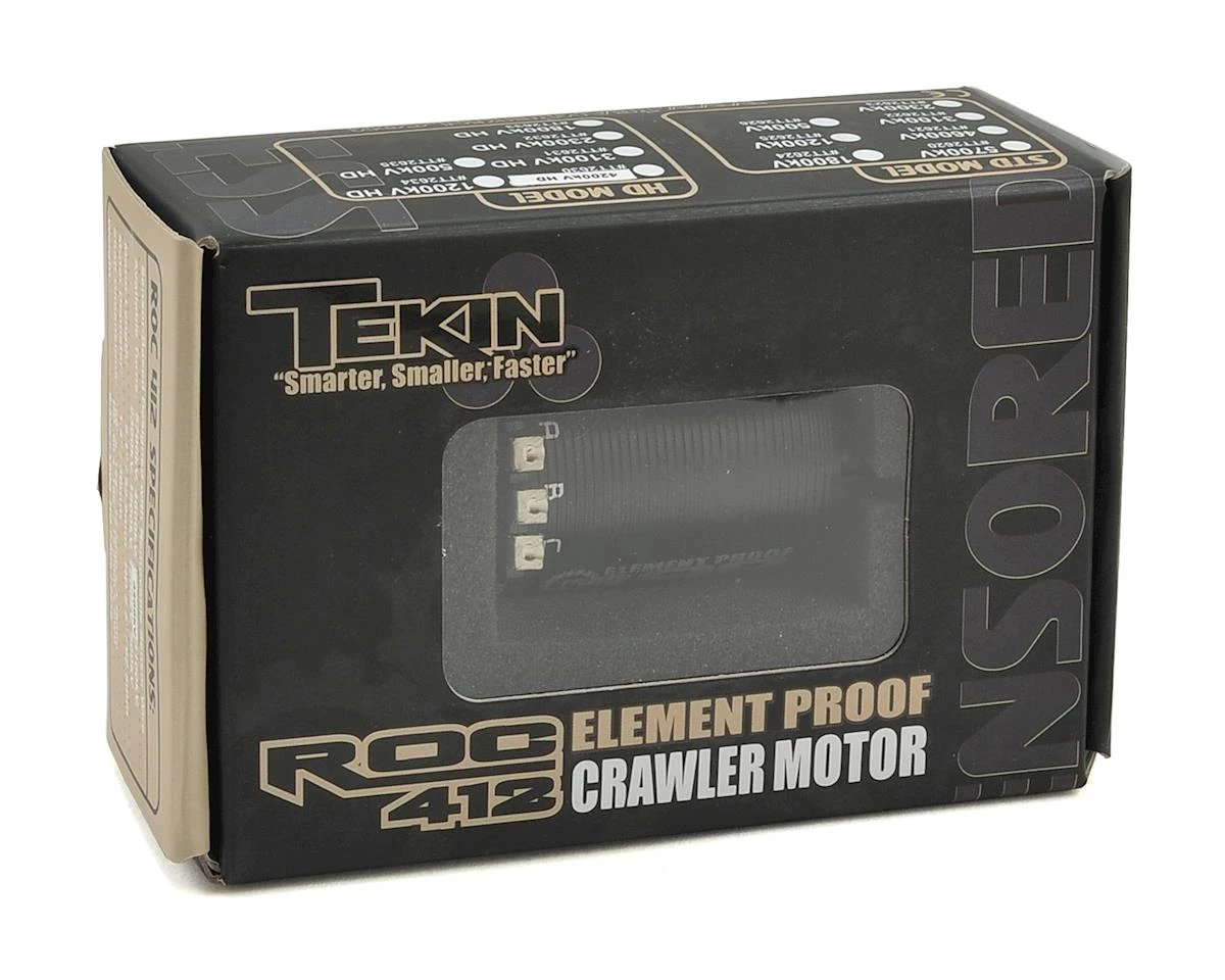 Tekin ROC412 Element Proof 4-Pole Sensored Brushless Rock Crawler Motor (2300kV) 6 Tekin ROC412 Element Proof 4-Pole Sensored Brushless Rock Crawler Motor (2300kV) - Image 4