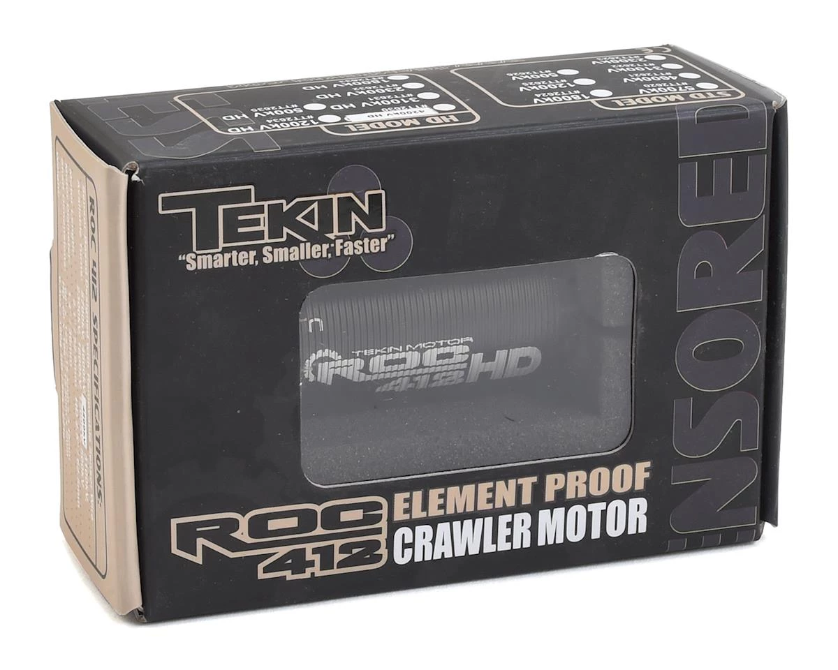 Tekin ROC412 HD Element Proof Sensored Brushless Crawler Motor (1200kV) w/5mm Shaft 6 Tekin ROC412 HD Element Proof Sensored Brushless Crawler Motor (1200kV) w/5mm Shaft - Image 4