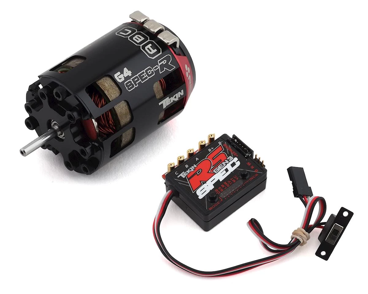 Tekin RS Gen3 SPEC Sensored Brushless ESC/Gen4 Spec R Motor Combo (21.5T) 3 Tekin RS Gen3 SPEC Sensored Brushless ESC/Gen4 Spec R Motor Combo (21.5T)