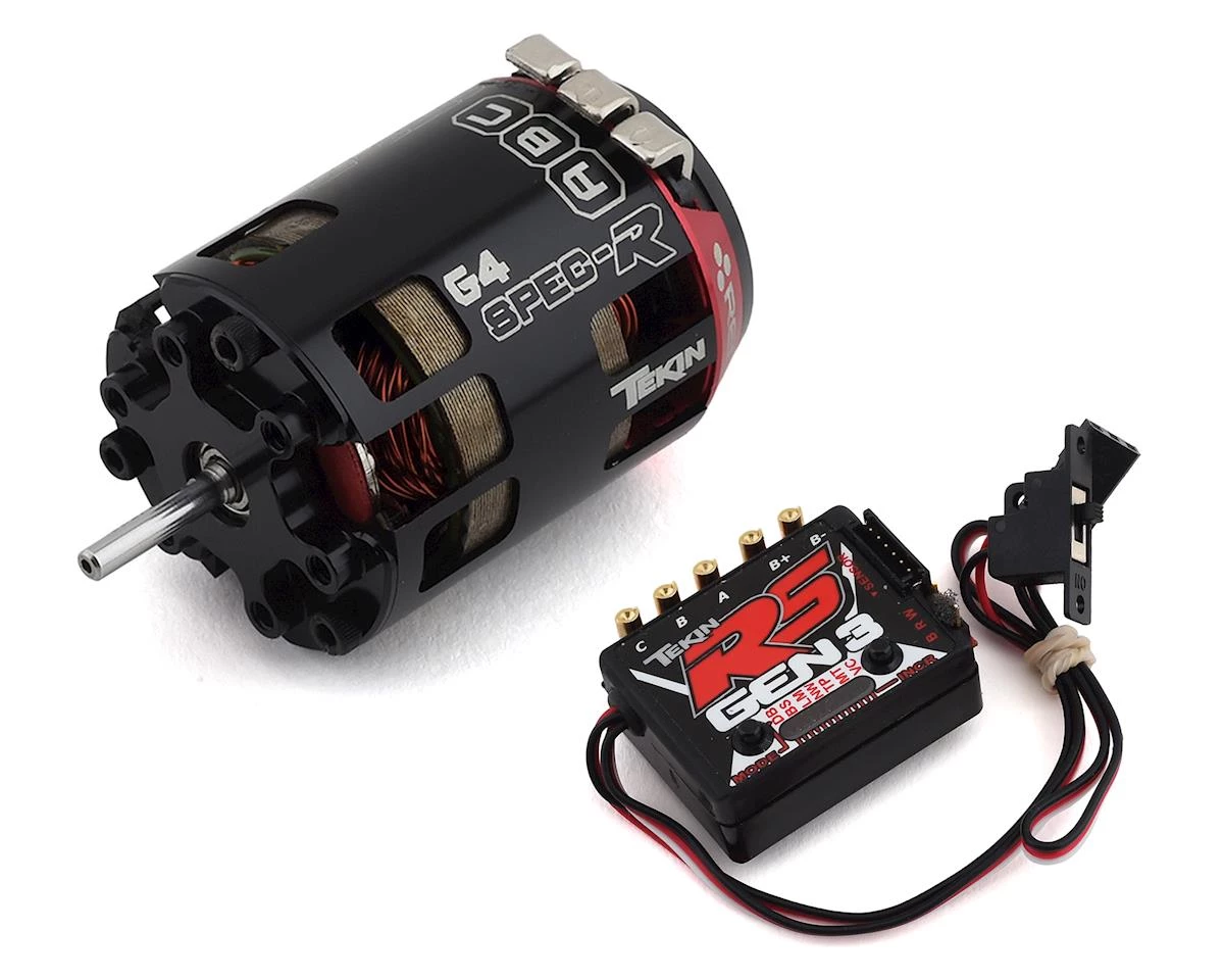 Tekin RS Gen3 Sensored Brushless ESC/Gen4 Spec R Motor Combo (13.5T) 3 Tekin RS Gen3 Sensored Brushless ESC/Gen4 Spec R Motor Combo (13.5T)