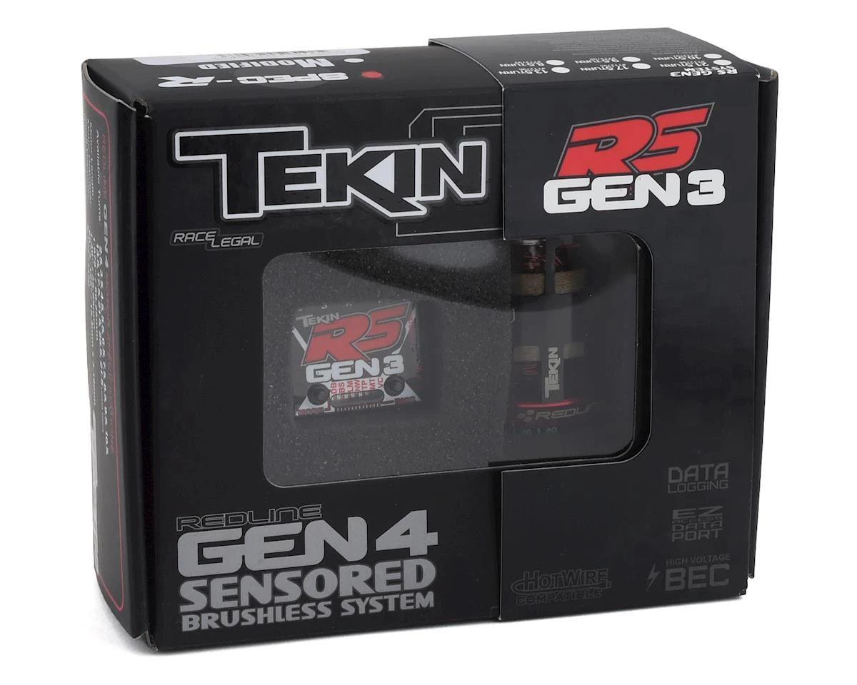 Tekin RS Gen3 Sensored Brushless ESC/Gen4 Motor Combo (9.5T) 7 Tekin RS Gen3 Sensored Brushless ESC/Gen4 Motor Combo (9.5T) - Image 5