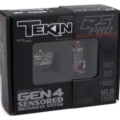 Tekin RS Pro Black Sensored Brushless ESC/Gen4 Spec R Motor Combo (17.5T) -Hitec And Tekin Sales 2022 tektt2808 4