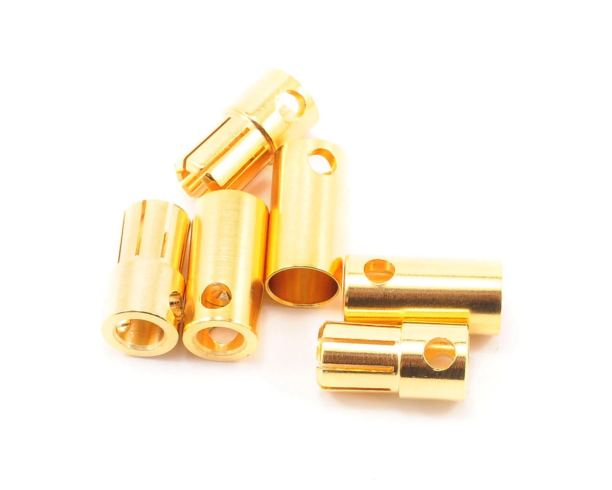 Tekin 6.5mm High-Efficiency Bullet Connector Set (3) 3 Tekin 6.5mm High-Efficiency Bullet Connector Set (3)
